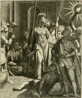 Picture 33 of 209 from La doctrine des murs, tiree de la philosophie des stoiques, representee en cent tableaux et expliquee en cent discours pour l'instruction de la ieunesse (1646), leaf 58