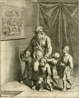 Picture 58 of 209 from La doctrine des murs, tiree de la philosophie des stoiques, representee en cent tableaux et expliquee en cent discours pour l'instruction de la ieunesse (1646), leaf 86