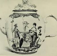 An illustration from Lady Charlotte Schreiber's journals : confidences of a collector of ceramics & antiques throughout Britain, France, Holland, Belgium, Spain, Portugal, Turkey, Austria & Germany from the year 1869 to 1885 (1911)