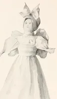 An illustration from Lady Hollyhock and her friends : a book of nature dolls and others (1917)