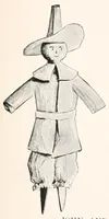 An illustration from Lady Hollyhock and her friends : a book of nature dolls and others (1917)