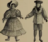 An illustration from Lady Hollyhock and her friends; a book of nature dolls and others (1906)