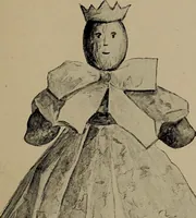 An illustration from Lady Hollyhock and her friends; a book of nature dolls and others (1906)