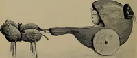 An illustration from Lady Hollyhock and her friends; a book of nature dolls and others (1906)
