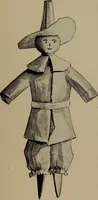 An illustration from Lady Hollyhock and her friends; a book of nature dolls and others (1906)