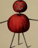 An illustration from Lady Hollyhock and her friends; a book of nature dolls and others (1906)