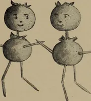 An illustration from Lady Hollyhock and her friends; a book of nature dolls and others (1906)