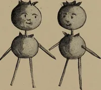 An illustration from Lady Hollyhock and her friends; a book of nature dolls and others (1906)