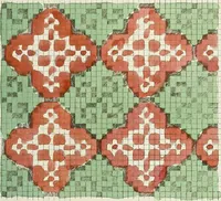An illustration from The lady's assistant for executing useful and fancy designs in knitting, netting and crochet work... (1847)
