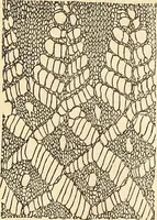 An illustration from The lady's assistant for executing useful and fancy designs in knitting, netting and crochet work... (1847)