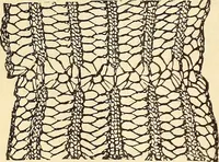 An illustration from The lady's assistant for executing useful and fancy designs in knitting, netting and crochet work... (1847)