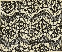 An illustration from The lady's assistant for executing useful and fancy designs in knitting, netting and crochet work... (1847)