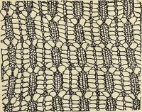 An illustration from The lady's assistant for executing useful and fancy designs in knitting, netting and crochet work... (1847)