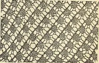 An illustration from The lady's assistant for executing useful and fancy designs in knitting, netting and crochet work... (1847)