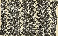 An illustration from The lady's assistant for executing useful and fancy designs in knitting, netting and crochet work... (1847)