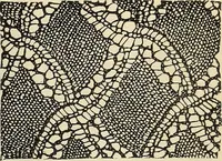 An illustration from The lady's assistant for executing useful and fancy designs in knitting, netting and crochet work... (1847)