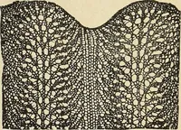 An illustration from The lady's assistant for executing useful and fancy designs in knitting, netting and crochet work... (1847)