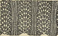 An illustration from The lady's assistant for executing useful and fancy designs in knitting, netting and crochet work... (1847)