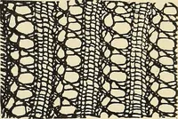 An illustration from The lady's assistant for executing useful and fancy designs in knitting, netting and crochet work... (1847)