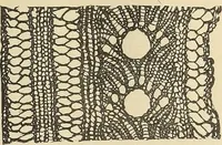 An illustration from The lady's assistant for executing useful and fancy designs in knitting, netting and crochet work... (1847)