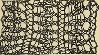 An illustration from The lady's assistant for executing useful and fancy designs in knitting, netting and crochet work... (1847)