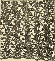 An illustration from The lady's assistant for executing useful and fancy designs in knitting, netting and crochet work... (1847)
