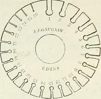 An illustration from The lady's assistant for executing useful and fancy designs in knitting, netting and crochet work... (1847)