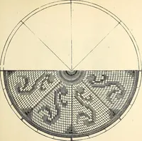 An illustration from The lady's assistant for executing useful and fancy designs in knitting, netting and crochet work... (1847)