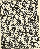 An illustration from The lady's assistant for executing useful and fancy designs in knitting, netting and crochet work... (1847)