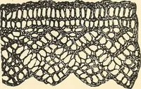 An illustration from The lady's assistant for executing useful and fancy designs in knitting, netting and crochet work... (1847)