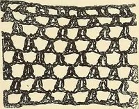 An illustration from The lady's assistant for executing useful and fancy designs in knitting, netting and crochet work... (1847)