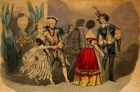 An illustration from Lady's magazine selections (1845)