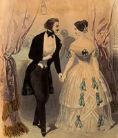 An illustration from Lady's magazine selections (1845)