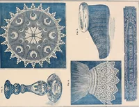 An illustration from The lady's manual of fancy work : a complete instructor in every variety of ornamental needle-work : including applique... (1859)