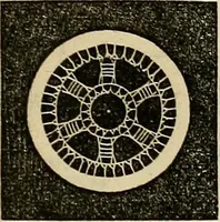 An illustration from The lady's manual of fancy work : a complete instructor in every variety of ornamental needle-work : including applique... (1859)