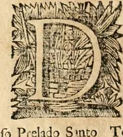 An illustration from La estrella de Lima convertida en sol sobre sus tres coronas, el b. Toribio Alfonso Mogrobexo, su segundo arzobispo: celebrado con epitalamios sacros y solemnes cultos, por su esposa la Santa Iglesia Metropolitana de Lima , al activo y soberano influxo del exmo. e illmo. señor doct. d. Melchor de Liñan y Cisneros ... : descripcion sacro politica de las grandezas de la ciudad de Lima, y compendio historico eclesiastico de su Santa Iglesia Metropolitana (1688)