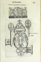 Picture 28 of 94 from La fidelle ouverture de l'art de serrurier : ou l'on void les principaulx preceptes, desseings [sic] et figures touchant les experiences et operations manuelles dudict art : ensemble vn petit traicté de diverses trempes, le tout (1627), leaf 75