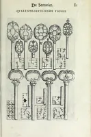 Picture 40 of 94 from La fidelle ouverture de l'art de serrurier : ou l'on void les principaulx preceptes, desseings [sic] et figures touchant les experiences et operations manuelles dudict art : ensemble vn petit traicté de diverses trempes, le tout (1627), leaf 93
