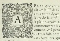 An illustration from La fidelle ouverture de l'art de serrurier : ou l'on void les principaulx preceptes, desseings [sic] et figures touchant les experiences et operations manuelles dudict art : ensemble vn petit traicté de diverses trempes, le tout (1627)