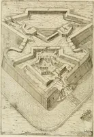 An illustration from La fortificatione, guardia, difesa, et espugnatione delle fortezze esperimentata in diuerse guerre (1624)