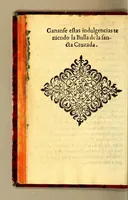 Picture 1 of 7 from La fundacion y summario de indulgencias del sacro Orden de Nuestra Señora de la Merced, Rede[m]ption de Captiuos. : Con vn breve tractado q[ue] enseña el camino d[e] la vida perfecta, (1595), leaf 90