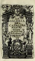 Picture 2 of 12 from La galeria del cavalier Marino : distinta in pittvre & sculture (1620), leaf 5