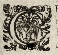 An illustration from La galerie ou les tableaux des dames illustres (1642)