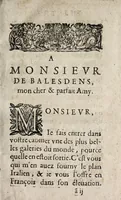 An illustration from La galerie ou les tableaux des dames illustres (1642)