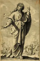 An illustration from La gallerie des femmes fortes (1647)