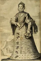 An illustration from La gallerie des femmes fortes (1647)