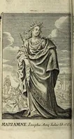 An illustration from La gallerie des femmes fortes (1665)