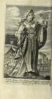 An illustration from La gallerie des femmes fortes (1665)