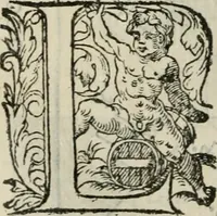 An illustration from La geomance dv Seigneur Christofe de Cattan, gentilhomme Geneuoys. Liure non moins plaisant & recreatif. Auec la roüe de Pythagoras (1558)