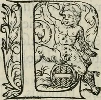 An illustration from La geomance dv Seigneur Christofe de Cattan, gentilhomme Geneuoys. Liure non moins plaisant & recreatif. Auec la roüe de Pythagoras (1558)